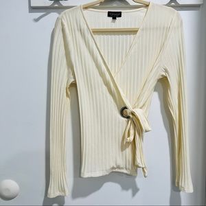 Top shop beige blouse